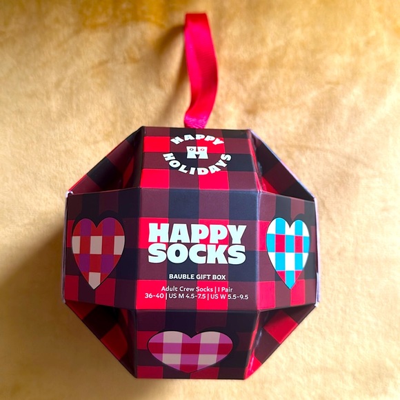 NWT ♥️ HAPPY SOCKS Adult Crew Socks - Picture 5 of 11